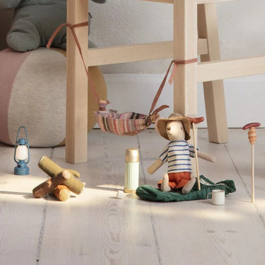 Maileg Vintage Lantern Mouse Blue